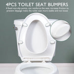 Load image into Gallery viewer, Toilet seat Elongated with Slow Close Hinges, Four Bumpers Never Loosen and Easily Remove, Two Sets of Parts, Plastic, White
